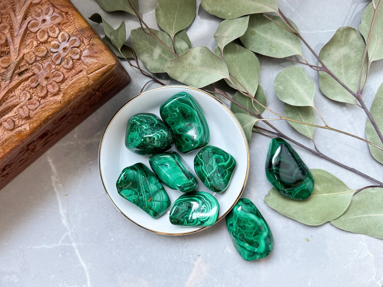 Natural Malachite Stones - Mineral of Venus - 1 LEFT — ASTATULA